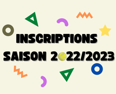 Inscription Saison 2022/2023